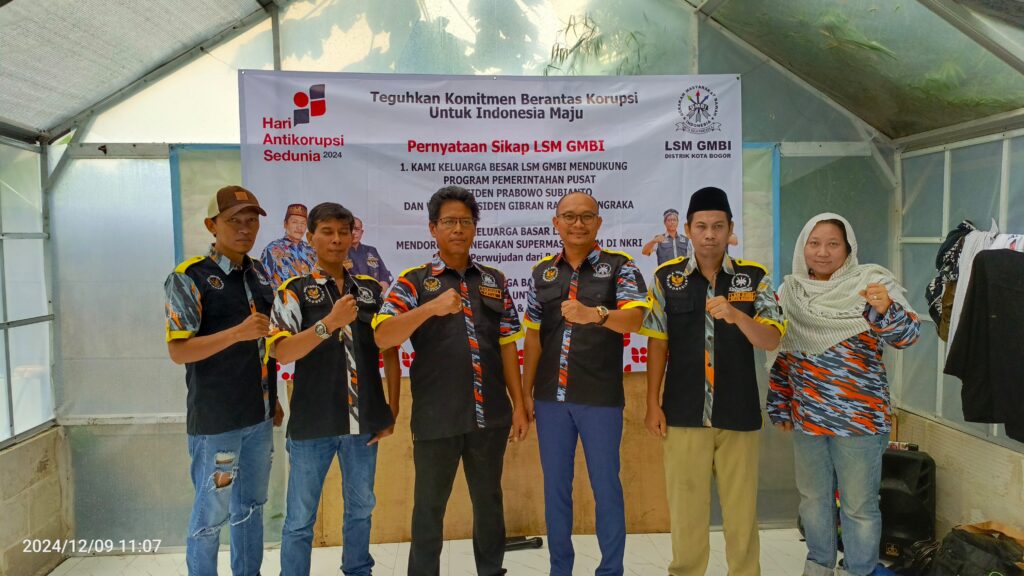 GMBI Kota Bogor Tegaskan Komitmen Berantas Korupsi di Hari Anti Korupsi Sedunia 2024